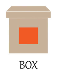 Poster - colored box icon. Element of web icon for mobile concept and web apps. Detailed colored box icon can be used for web and mobile. Premium icon