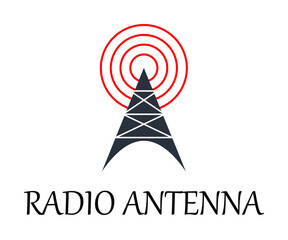 Aufkleber - colored radio antenna icon. Element of web icon for mobile concept and web apps. Detailed colored radio antenna icon can be used for web and mobile. Premium icon