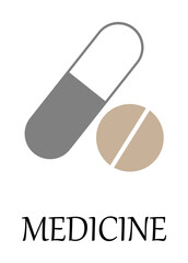 Aufkleber - colored medicine pills icon. Element of web icon for mobile concept and web apps. Detailed colored medicine pills icon can be used for web and mobile. Premium icon