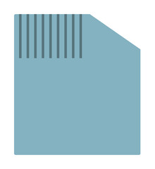 Aufkleber - sd card icon. Element of web icon for mobile concept and web apps. Colored isolated sd card icon can be used for web and mobile. Premium icon
