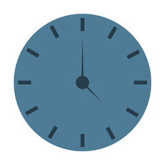 Poster - clock icon. Element of web icon for mobile concept and web apps. Colored isolated clock icon can be used for web and mobile. Premium icon