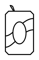 Aufkleber - iron jar of juice icon. Element of food icon for mobile concept and web apps. Thin line iron jar of juice icon can be used for web and mobile