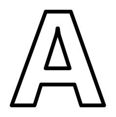 Aufkleber - bus sign icon. Element of navigation for mobile concept and web apps. Thin line bus sign icon can be used for web and mobile