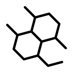 Aufkleber - cells icon. Element of science icon for mobile concept and web apps. Thin line cells icon can be used for web and mobile