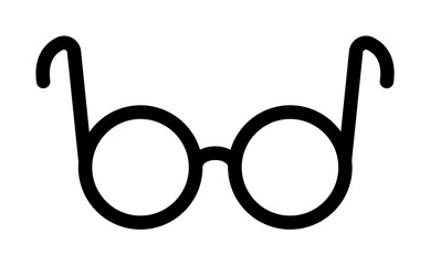 Aufkleber - spectacles icon. Element of science icon for mobile concept and web apps. Thin line spectacles icon can be used for web and mobile