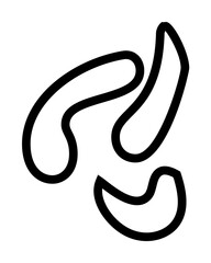 Poster - larvae icon. Element of science icon for mobile concept and web apps. Thin line larvae icon can be used for web and mobile