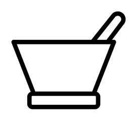 Aufkleber - grinder for spices icon. Element of science icon for mobile concept and web apps. Thin line grinder for spices icon can be used for web and mobile