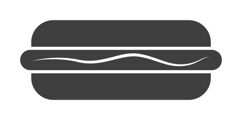 Aufkleber - hotdog icon. One of the collection icons for websites, web design, mobile app