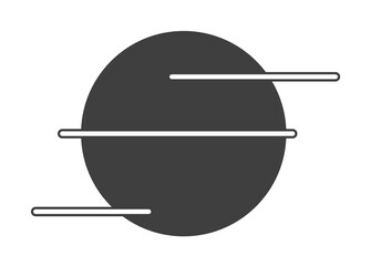 Aufkleber - planet icon. One of the collection icons for websites, web design, mobile app