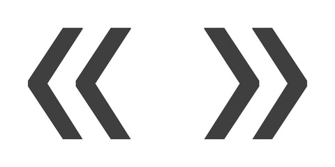 Poster - inverted commas icon. One of the collection icons for websites, web design, mobile app