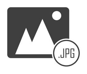Aufkleber - jpg file icon. One of the collection icons for websites, web design, mobile app