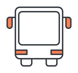 Aufkleber - bus icon. Element of web icon with one color for mobile concept and web apps. Thin line bus icon can be used for web and mobile. Premium icon