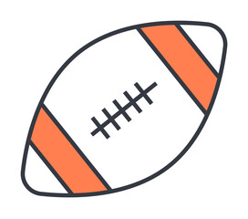 Aufkleber - ball for baseball icon. Element of web icon with one color for mobile concept and web apps. Thin line ball for baseball icon can be used for web and mobile. Premium icon