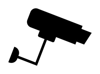 Aufkleber - Surveillance Camera icon. Element of web icon with one color for mobile concept and web apps. Isolated Surveillance Camera icon can be used for web and mobile