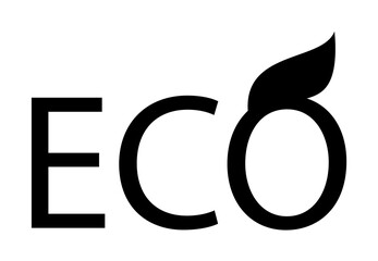 Aufkleber - eco products icon. Element of web icon with one color for mobile concept and web apps. Isolated eco products icon can be used for web and mobile