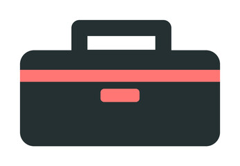 Aufkleber - tool bag icon. Element of web icon with one color for mobile concept and web apps. Isolated tool bag icon can be used for web and mobile