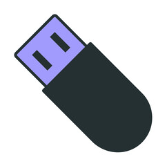 Aufkleber - flash card icon. Element of web icon with one color for mobile concept and web apps. Isolated flash card icon can be used for web and mobile