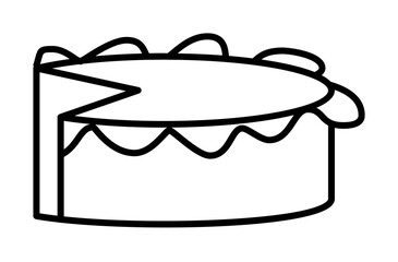 Poster - cheese icon. Element of fast food for mobile concept and web apps icon. Thin line icon for website design and development, app development