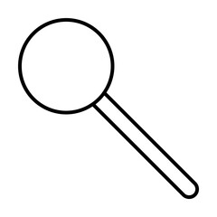 Poster - icicle icon. Element of fast food for mobile concept and web apps icon. Thin line icon for website design and development, app development