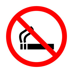 Aufkleber - no smoking icon. Element of ptohibited sign for mobile concept and web apps. Sign of no smoking icon can be used for web and mobile