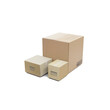 © Seven Design - Cardboard Box Package on Transparent Background