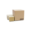 © Seven Design - Cardboard Box Package on Transparent Background