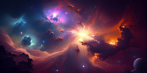 Wall Mural - space galaxy background, galaxy background, starry cosmic nebula and deep space universe galaxies.