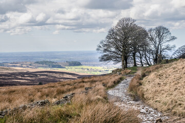 Walking on the West Pennine Moors from Great Hill to White Coppice