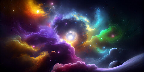 Wall Mural - space galaxy background, galaxy background, starry cosmic nebula and deep space universe galaxies.