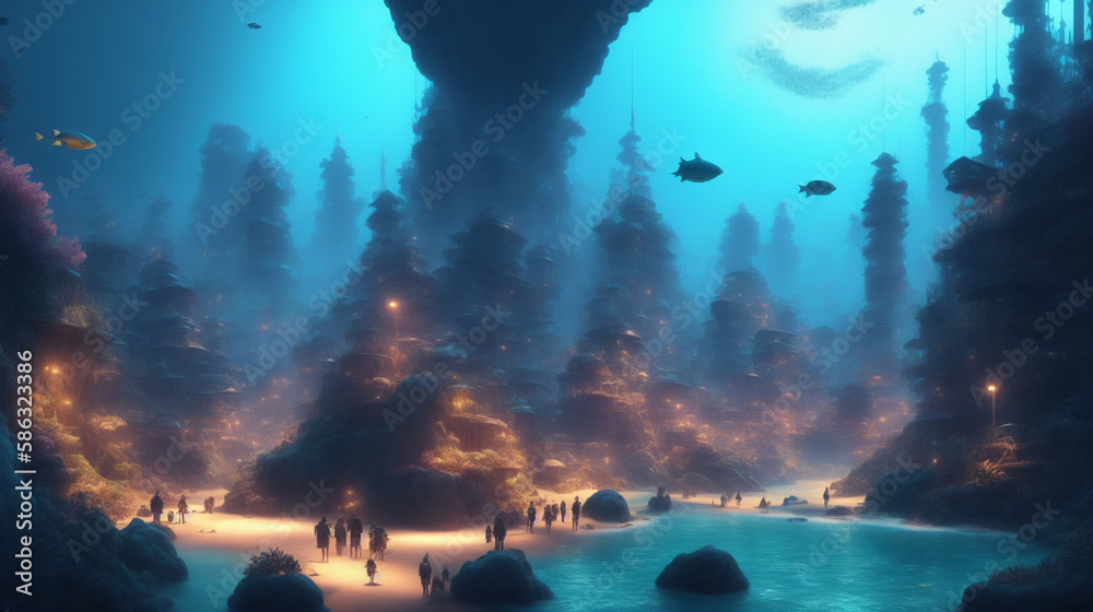 Deep Area Explore the mysterious deep sea with surreal images of underwater ...