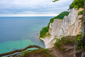 Sticker - Möns Klint white cliffs in Denmark