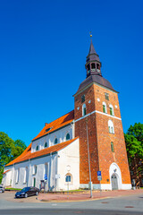 Canvas Print - St. Simon Church in Valmiera, Latvia