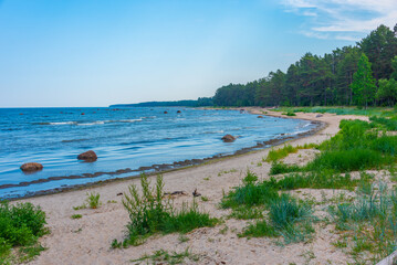 Wall Mural - Beach near Estonian village Altja