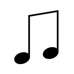 Poster - music notes symbol