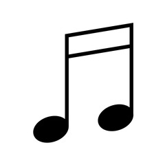 Poster - simple music notes symbol