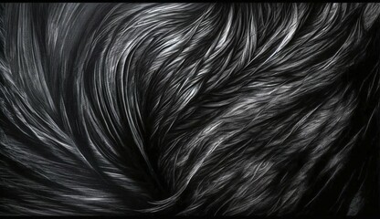 Poster - Dark grey black slate texture background. Generative AI