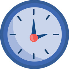 Sticker - Modern clock deadline countdown