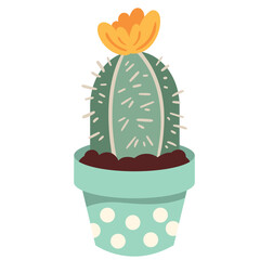 Canvas Print - cactus potted plant