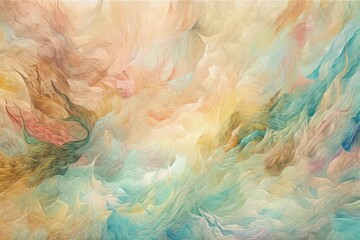 Fototapete - vibrant and colorful abstract painting. Generative AI