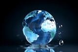 Fototapeta Do pokoju - World water day concept. Generative ai.