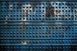 © AkuAku - textured metal surface with visible rivets. Generative AI