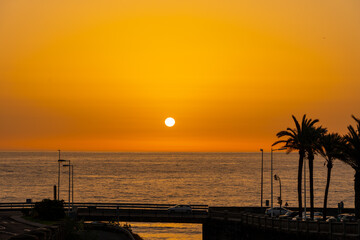 Amanecer en Santa Cruz de La Palma, Canarias