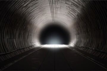 Poster - The Tunnel. Generative ai