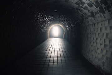 Poster - The Tunnel. Generative ai