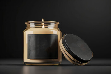 Aufkleber - Candle Store: A Stunning Collection of Candle Stock Images with a Focus on Candles. Generative ai