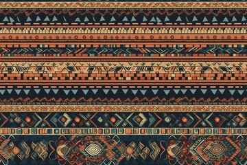 Aufkleber - vibrant and diverse pattern featuring various shapes and sizes. generative ai