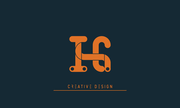 Alphabet letters Initials Monogram logo IE , EI
