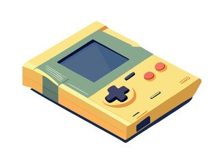 Canvas Print - yellow video game toy