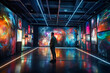 © Real - Immersive, interactive digital art installations blur the boundaries between technology and creative expression in this modern museum