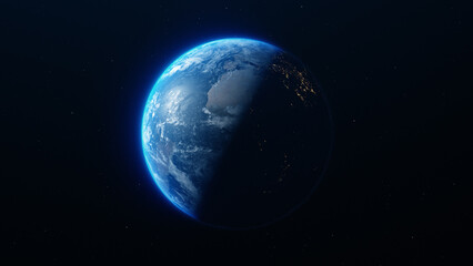 Wall Mural - planet earth from outer space.